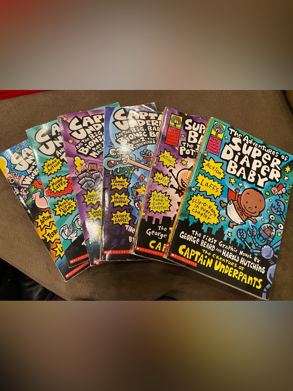 Captain Underpants-Ricky Ricotta- Dave Pilkey lot of 13 Books